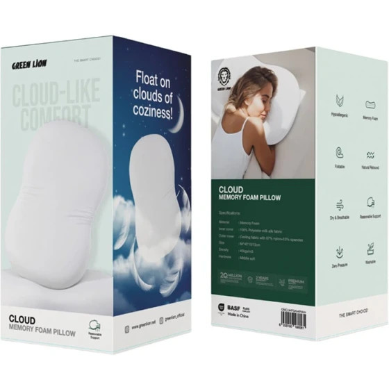 بالش طبی گرین لاین مدل Cloud Memory Foam