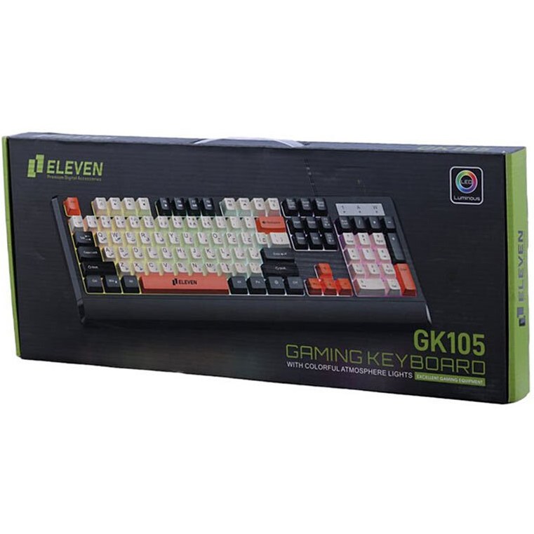 ELEVEN GK105 - کیبورد سیم دار گیمینگ