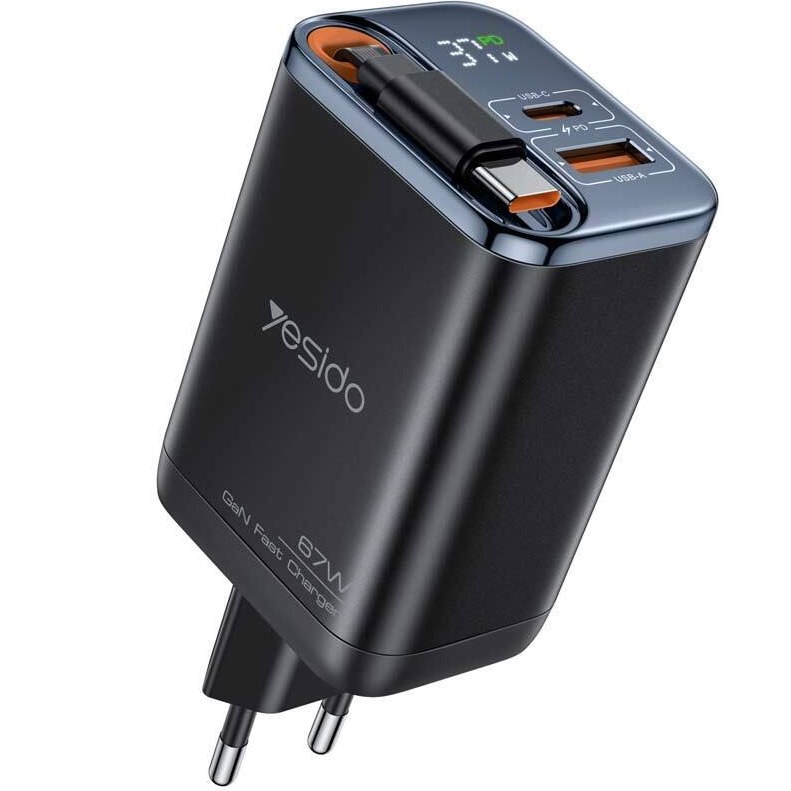 Yesido YC100 67W + CABLE - سرشارژر