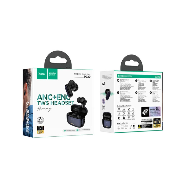 hoco EQ20 ANC + ENC - ایرپاد